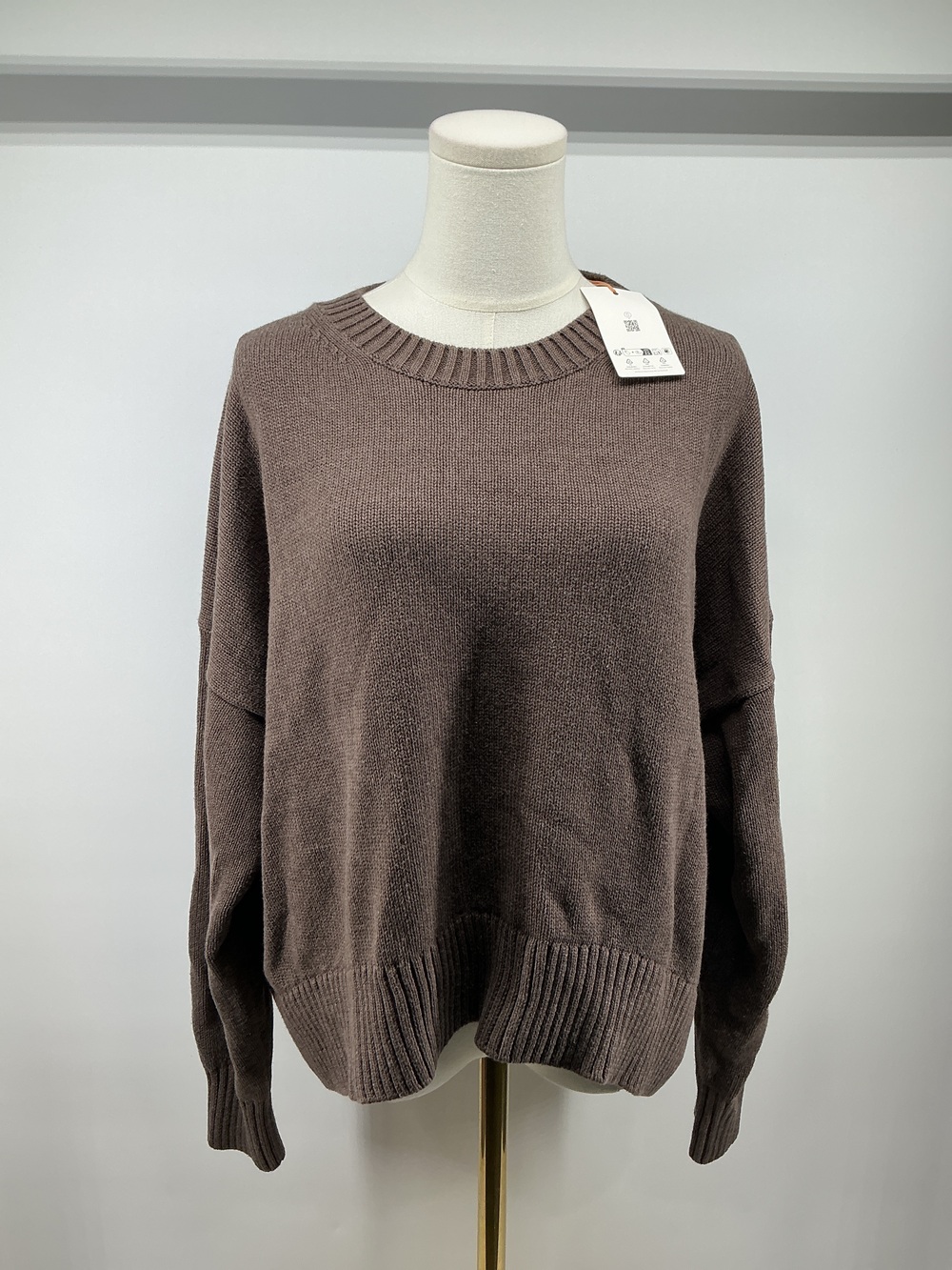 100% Organic Cotton Boyfriend Crew Sweater